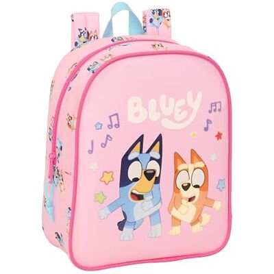 Safta BLUEY DANCE Mochila Infantil, Mochila Niño, Mochila Escolar, Adaptable a Carro, Ideal para Guardería, Cómoda y Versátil, Calidad y Resistencia, 22x10x27 cm Safta BLUEY DANCE Mochila Infantil, Mochila Niño, Mochila Escolar, Adaptable a Carro, Ideal para Guardería, Cómoda y Versátil, Calidad y Resistencia, 22x10x27 cm
