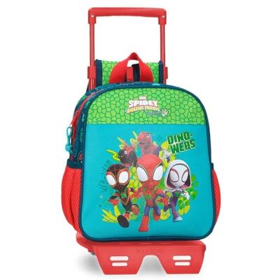Marvel Joumma Spidey Dino-Webs Mochila Guardería Marino 23x25x10 cm Poliéster 5,75L Marvel Joumma Spidey Dino-Webs Mochila Guardería Marino 23x25x10 cm Poliéster 5,75L