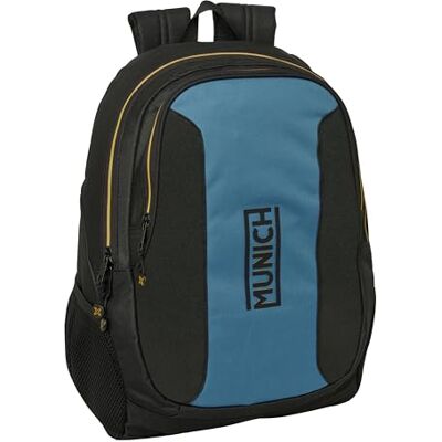 Safta MUNICH Mochila Escolar Infantil, Ideal para Niños de Diferentes Edades, Cómoda y Versátil, Calidad y Resistencia, 32x16x44 cm Safta MUNICH Mochila Escolar Infantil, Ideal para Niños de Diferentes Edades, Cómoda y Versátil, Calidad y Resistencia, 32x16x44 cm
