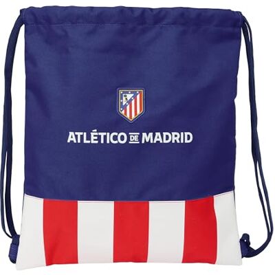 Safta ATLÉTICO DE MADRID Mochila Saco Plano Grande, Mochila, Ideal para Niños de Diferentes Edades, Cómoda y Versátil, Calidad y Resistencia, 35x40 cm Safta ATLÉTICO DE MADRID Mochila Saco Plano Grande, Mochila, Ideal para Niños de Diferentes Edades, Cómoda y Versátil, Calidad y Resistencia, 35x40 cm