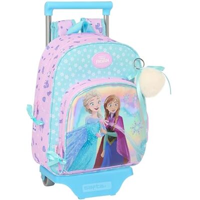 Safta FROZEN COOL DAYS Mochila Infantil con Carro 705, Ideal para Niños de Diferentes Edades, Cómoda y Versátil, Calidad y Resistencia, 28x10x34 cm, Color Violeta/celeste Safta FROZEN COOL DAYS Mochila Infantil con Carro 705, Ideal para Niños de Diferentes Edades, Cómoda y Versátil, Calidad y Resistencia, 28x10x34 cm, Color Violeta/celeste