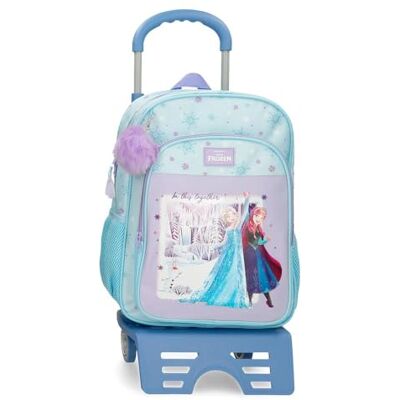 Disney Joumma Frozen In This Together Mochila Escolar con Carro Lila 30x40x13 cm Poliéster 15,6L Disney Joumma Frozen In This Together Mochila Escolar con Carro Lila 30x40x13 cm Poliéster 15,6L