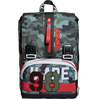 Seven Mochila Expandible por medio de cremallera lateral BIG CREW, Military Green Mochila Escolares, Escuela Primaria y Secundaria, Colegio, Universidadm, para niños, niñas, adolescentes Seven Mochila Expandible por medio de cremallera lateral BIG CREW, Military Green Mochila Escolares, Escuela Primaria y Secundaria, Colegio, Universidadm, para niños, niñas, adolescentes