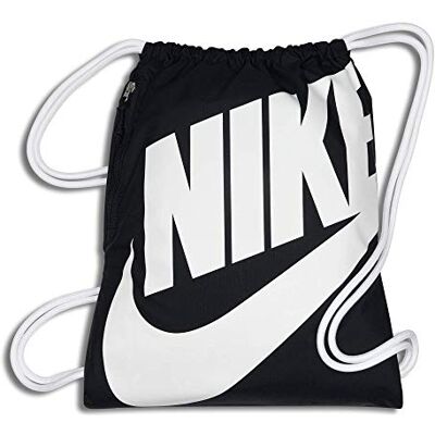 Nike Heritage para hombre Mochila de gimnasio Heritage para hombre, gris oscuro/negro/negro, 43 x 33 cm Nike Heritage para hombre Mochila de gimnasio Heritage para hombre, gris oscuro/negro/negro, 43 x 33 cm