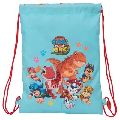 Safta PAW PATROL DINO RESCUE Mochila Saco Plano Junior, Mochila, Ideal para Niños de Diferentes Edades, Cómoda y Versátil, Calidad y Resistencia, 26x34 cm Safta PAW PATROL DINO RESCUE Mochila Saco Plano Junior, Mochila, Ideal para Niños de Diferentes Edades, Cómoda y Versátil, Calidad y Resistencia, 26x34 cm