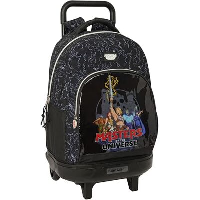 Safta MASTERS OF THE UNIVERSE Mochila Grande con Ruedas, Compacta, Extraíble, Ideal para Niños de Diferentes Edades, Cómoda y Versátil, Calidad y Resistencia, 33x22x45 cm Safta MASTERS OF THE UNIVERSE Mochila Grande con Ruedas, Compacta, Extraíble, Ideal para Niños de Diferentes Edades, Cómoda y Versátil, Calidad y Resistencia, 33x22x45 cm