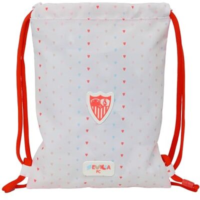 Safta SEVILLA FC PREESCOLAR Mochila Saco Plano Junior, Mochila, Ideal para Niños de Diferentes Edades, Cómoda y Versátil, Calidad y Resistencia, 26x34 cm Safta SEVILLA FC PREESCOLAR Mochila Saco Plano Junior, Mochila, Ideal para Niños de Diferentes Edades, Cómoda y Versátil, Calidad y Resistencia, 26x34 cm