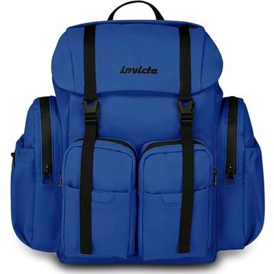 Invicta Mochila Tiempo Libre Monviso X, Azul, Monoscompartimento con bolsillo PC 14", Bolsillo Botella y Fondo Reforzado, Mochila Espaciosa y Versátil de 29 L para Tiempo Libre y Viajes, para Hombre y Invicta Mochila Tiempo Libre Monviso X, Azul, Monoscompartimento con bolsillo PC 14", Bolsillo Botella y Fondo Reforzado, Mochila Espaciosa y Versátil de 29 L para Tiempo Libre y Viajes, para Hombre y