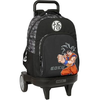 Safta DRAGON BALL Mochila Grande con Ruedas, Compact Evolución, Extraíble, Ideal para Niños de Diferentes Edades, Cómoda y Versátil, Calidad y Resistencia, 33x22x45 cm Safta DRAGON BALL Mochila Grande con Ruedas, Compact Evolución, Extraíble, Ideal para Niños de Diferentes Edades, Cómoda y Versátil, Calidad y Resistencia, 33x22x45 cm