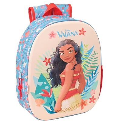 Safta VAIANA Mochila Escolar, con Diseño 3D, Ideal para Niños de Diferentes Edades, Cómoda y Versátil, Calidad y Resistencia, 27x10x33 cm Safta VAIANA Mochila Escolar, con Diseño 3D, Ideal para Niños de Diferentes Edades, Cómoda y Versátil, Calidad y Resistencia, 27x10x33 cm