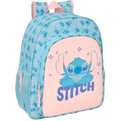 Safta STITCH OHANA Mochila Escolar Niño, Mochila Infantil, Adaptable a Carro, Ideal para Niños en Edad Escolar, Cómoda y Versátil, Calidad y Resistencia, 32x12x38 cm Safta STITCH OHANA Mochila Escolar Niño, Mochila Infantil, Adaptable a Carro, Ideal para Niños en Edad Escolar, Cómoda y Versátil, Calidad y Resistencia, 32x12x38 cm