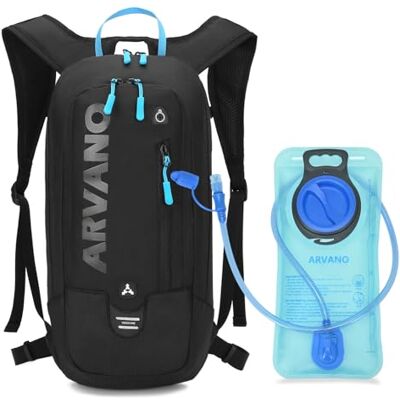 Arvano 6L Mini Mochila Bicicleta Montaña Impermeable, Mochila Hidratación MTB con 2L Bolsa de Agua para Ciclismo Bici Running Trail Esquí Mochila Ligero Deportes Arvano 6L Mini Mochila Bicicleta Montaña Impermeable, Mochila Hidratación MTB con 2L Bolsa de Agua para Ciclismo Bici Running Trail Esquí Mochila Ligero Deportes