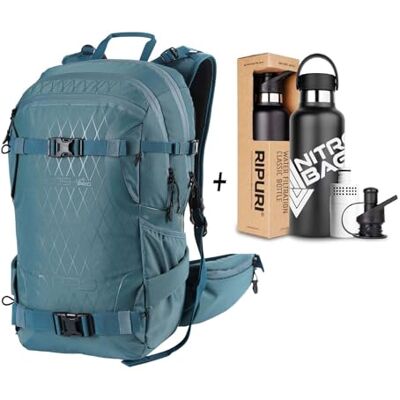 NITRO Mochila unisex Slash 25 Pro, azul claro, 25 L, Mochilas rucksack NITRO Mochila unisex Slash 25 Pro, azul claro, 25 L, Mochilas rucksack