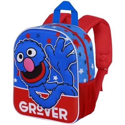 KARACTERMANIA Barrio Sésamo Super Coco Hello-Mochila 3D Elite, Azul, 25 x 30 cm, Capacidad 7 L KARACTERMANIA Barrio Sésamo Super Coco Hello-Mochila 3D Elite, Azul, 25 x 30 cm, Capacidad 7 L