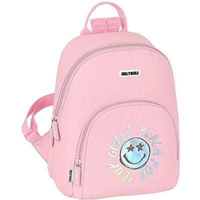 Safta Mini Mochila Smiley World Iris,250x130x300 mm Safta Mini Mochila Smiley World Iris,250x130x300 mm