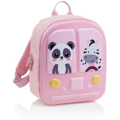 Miquelrius Mochila Escolar Infantil Guardería Mini 10L, Bus Stop Rosa Miquelrius Mochila Escolar Infantil Guardería Mini 10L, Bus Stop Rosa