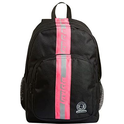 Invicta Mochila Doble Compartimiento STRONG REFLECTIVE BAND, Negro y Rosa Mochila de Negocio, Trabajo, Diario, Viaje, Escolares, para hombres, mujeres y adolescentes Mochila Viaje Invicta Mochila Doble Compartimiento STRONG REFLECTIVE BAND, Negro y Rosa Mochila de Negocio, Trabajo, Diario, Viaje, Escolares, para hombres, mujeres y adolescentes Mochila Viaje