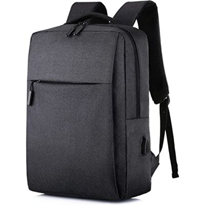ETRAVEL Mochila para laptop, antirrobo, para viajes de negocios, trabajo, computadora, con puerto de carga USB, resistente al agua, mochila escolar de 16 pulgadas, Estilo 1, color negro ETRAVEL Mochila para laptop, antirrobo, para viajes de negocios, trabajo, computadora, con puerto de carga USB, resistente al agua, mochila escolar de 16 pulgadas, Estilo 1, color negro