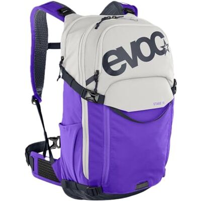 EVOC STAGE 18 mochila técnica para ciclismo y senderismo, mochila (mochila de trekking con mucho espacio de almacenamiento, máxima ventilación en la espalda), arena violeta EVOC STAGE 18 mochila técnica para ciclismo y senderismo, mochila (mochila de trekking con mucho espacio de almacenamiento, máxima ventilación en la espalda), arena violeta