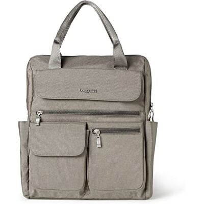Baggallini Everywhere Laptop Backpack, Mochila para portátil Moderna en Todas Partes Mujer, Sterling Shimmer, Talla única Baggallini Everywhere Laptop Backpack, Mochila para portátil Moderna en Todas Partes Mujer, Sterling Shimmer, Talla única