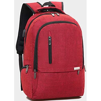 ZONGYUAN Mochila para laptop de 15.6 pulgadas, mochila de negocios con puerto de carga USB, resistente al agua, bolsa de computadora universitaria para adolescentes, hombres y mujeres, mochila impermeable de ZONGYUAN Mochila para laptop de 15.6 pulgadas, mochila de negocios con puerto de carga USB, resistente al agua, bolsa de computadora universitaria para adolescentes, hombres y mujeres, mochila impermeable de