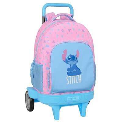 Safta Stitch Bright Mochila Grande con Ruedas, Compact Evolución, Extraíble, Ideal para Niños de Diferentes Edades, Cómoda y Versátil, Calidad y Resistencia, 33x22x45 cm Safta Stitch Bright Mochila Grande con Ruedas, Compact Evolución, Extraíble, Ideal para Niños de Diferentes Edades, Cómoda y Versátil, Calidad y Resistencia, 33x22x45 cm