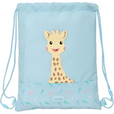 Safta SOPHIE LA GIRAFE DREAMS Mochila Saco Plano Junior, Fácil Limpieza, Mochila, Ideal para Niños de Diferentes Edades, Cómoda y Versátil, Calidad y Resistencia, 26x1x34 cm Safta SOPHIE LA GIRAFE DREAMS Mochila Saco Plano Junior, Fácil Limpieza, Mochila, Ideal para Niños de Diferentes Edades, Cómoda y Versátil, Calidad y Resistencia, 26x1x34 cm