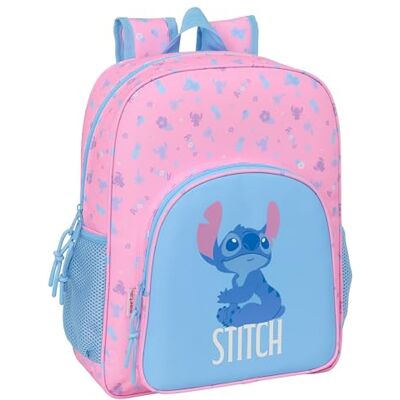 Safta STITCH BRIGHT Mochila Escolar Niño, Mochila Infantil, Adaptable a Carro, Ideal para Niños en Edad Escolar, Cómoda y Versátil, Calidad y Resistencia, 32x12x38 cm Safta STITCH BRIGHT Mochila Escolar Niño, Mochila Infantil, Adaptable a Carro, Ideal para Niños en Edad Escolar, Cómoda y Versátil, Calidad y Resistencia, 32x12x38 cm