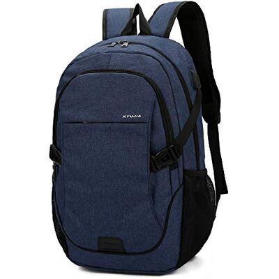 XYUJIA Mochila para laptop con puerto de carga USB, mochila de viaje de negocios, puerto de carga para hombres, mujeres, niños y niñas, antirrobo, resistente al agua, mochila para computadora universitaria, XYUJIA Mochila para laptop con puerto de carga USB, mochila de viaje de negocios, puerto de carga para hombres, mujeres, niños y niñas, antirrobo, resistente al agua, mochila para computadora universitaria,