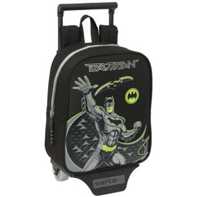 Safta BATMAN GAME OVER Mochila Guardería con Carro, Ideal para Niños de Diferentes Edades, Cómoda y Versátil, Calidad y Resistencia, 22x10x27 cm Safta BATMAN GAME OVER Mochila Guardería con Carro, Ideal para Niños de Diferentes Edades, Cómoda y Versátil, Calidad y Resistencia, 22x10x27 cm