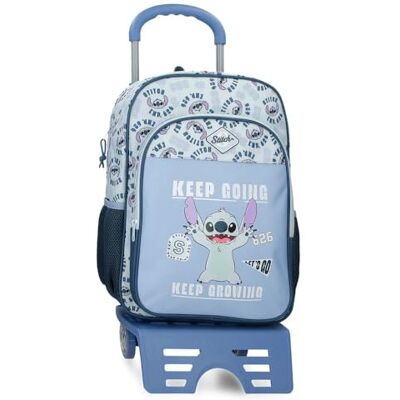 Disney Joumma Stitch Keep Going Mochila Escolar Azul 30x40x13 cm Poliéster 15,6L Disney Joumma Stitch Keep Going Mochila Escolar Azul 30x40x13 cm Poliéster 15,6L