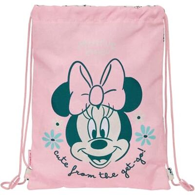Safta MINNIE MOUSE MINTY Mochila Saco Plano Junior, Mochila, Ideal para Niños de Diferentes Edades, Cómoda y Versátil, Calidad y Resistencia, 26x34 cm Safta MINNIE MOUSE MINTY Mochila Saco Plano Junior, Mochila, Ideal para Niños de Diferentes Edades, Cómoda y Versátil, Calidad y Resistencia, 26x34 cm