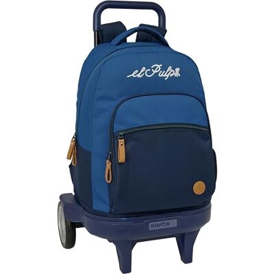 Safta EL PULPO Mochila Grande con Ruedas, Compact Evolución, Extraíble, Ideal para Niños de Diferentes Edades, Cómoda y Versátil, Calidad y Resistencia, 33x22x45 cm Safta EL PULPO Mochila Grande con Ruedas, Compact Evolución, Extraíble, Ideal para Niños de Diferentes Edades, Cómoda y Versátil, Calidad y Resistencia, 33x22x45 cm