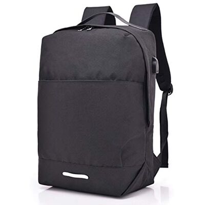 HYKJ Mochila para laptop, mochila de viaje impermeable de negocios con puerto de carga USB y conector para auriculares para mujeres y hombres universitarios, adecuada para laptop de 15.6 pulgadas HYKJ Mochila para laptop, mochila de viaje impermeable de negocios con puerto de carga USB y conector para auriculares para mujeres y hombres universitarios, adecuada para laptop de 15.6 pulgadas