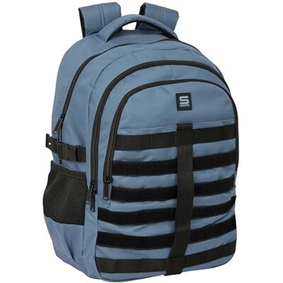 Safta GRAFITO Mochila Cross Doble, para Uso Diario, Ideal para Niños de Diferentes Edades, Cómoda y Versátil, Calidad y Resistencia, 34x15x46 cm Safta GRAFITO Mochila Cross Doble, para Uso Diario, Ideal para Niños de Diferentes Edades, Cómoda y Versátil, Calidad y Resistencia, 34x15x46 cm