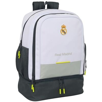 Safta Mochila Real Madrid Gran Capacidad y Respaldo Acolchado Licencia Oficial Resistente Niños, Jóvenes y Adultos Safta Mochila Real Madrid Gran Capacidad y Respaldo Acolchado Licencia Oficial Resistente Niños, Jóvenes y Adultos