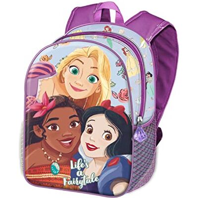 Disney Princesas Lovely-Mochila 3D Pequeña, Multicolor Disney Princesas Lovely-Mochila 3D Pequeña, Multicolor