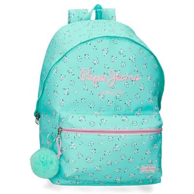 Pepe Jeans Nora Mochila, Azul, 31x44x17,5 cms Pepe Jeans Nora Mochila, Azul, 31x44x17,5 cms