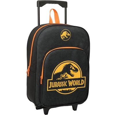 Safta JURASSIC WORLD Mochila Infantil con Carro Compacto, Ideal para Niños de Diferentes Edades, Cómoda y Versátil, Calidad y Resistencia, 33x43x15 cm Safta JURASSIC WORLD Mochila Infantil con Carro Compacto, Ideal para Niños de Diferentes Edades, Cómoda y Versátil, Calidad y Resistencia, 33x43x15 cm