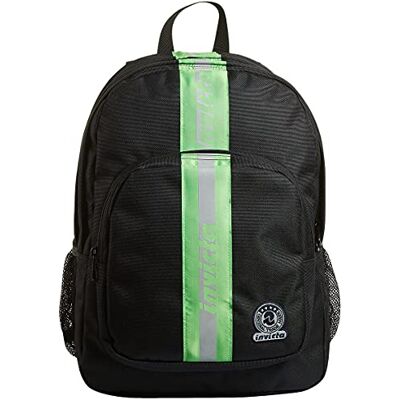 Invicta Mochila Doble Compartimiento STRONG REFLECTIVE BAND, Verte y Negro Mochila de Negocio, Trabajo, Diario, Viaje, Escolares, para hombres, mujeres y adolescentes Mochila Viaje Invicta Mochila Doble Compartimiento STRONG REFLECTIVE BAND, Verte y Negro Mochila de Negocio, Trabajo, Diario, Viaje, Escolares, para hombres, mujeres y adolescentes Mochila Viaje