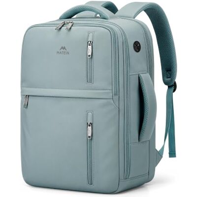 MATEIN Mochila 40x30x20 para Ryanair, Mochila Viaje 40x30x20, Verde Mochila Viaje Cabina Avion 40x30x20, Equipaje de Mano con Bolsa Impermeable, 24L Travel Backpack para Trabajo y Viaje MATEIN Mochila 40x30x20 para Ryanair, Mochila Viaje 40x30x20, Verde Mochila Viaje Cabina Avion 40x30x20, Equipaje de Mano con Bolsa Impermeable, 24L Travel Backpack para Trabajo y Viaje