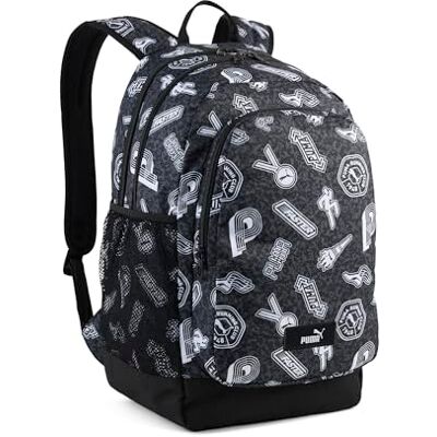 PUMA mochila de ocio Academy AOP Backpack 29L Black-Running Icons AOP negro PUMA mochila de ocio Academy AOP Backpack 29L Black-Running Icons AOP negro