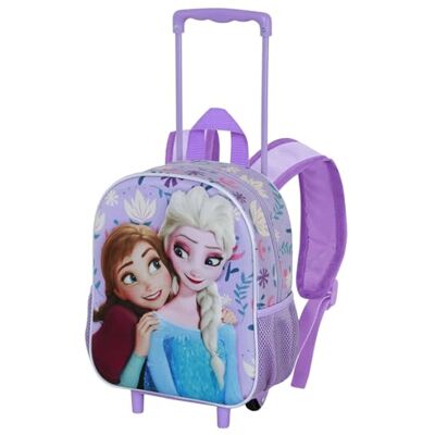 Disney Frozen 2 Beauty-Mochila 3D con Ruedas Pequeña, Lila, 26 x 34 cm, Capacidad 7 L Disney Frozen 2 Beauty-Mochila 3D con Ruedas Pequeña, Lila, 26 x 34 cm, Capacidad 7 L