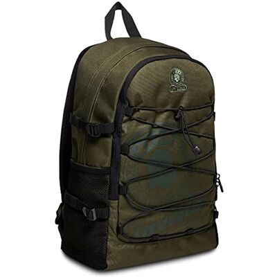Invicta Seven Mochila de un Solo Compartimento, Activa, Verde Militar, Escolar y de Ocio Invicta Seven Mochila de un Solo Compartimento, Activa, Verde Militar, Escolar y de Ocio