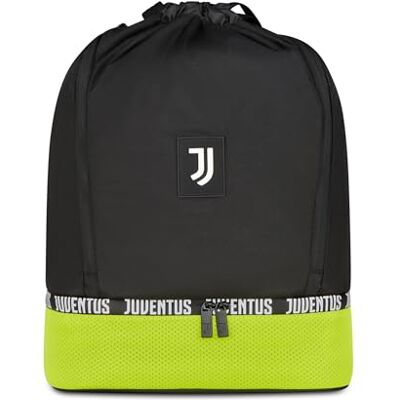 Seven Bolsa de Gimnasio Juventus Magic Team, Fondo rígido para Zapatos, elástico portabotellas, niño, niño, fútbol, Producto Oficial, Idea de Regalo Seven Bolsa de Gimnasio Juventus Magic Team, Fondo rígido para Zapatos, elástico portabotellas, niño, niño, fútbol, Producto Oficial, Idea de Regalo