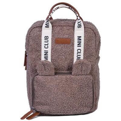 CHILDHOME , Mochila Bebé, Mochila Niño, Mochila Escolar Infantil, Bolsa Isotérmica, Compartimento Fiambrera, Resistente, Material Algodón, My First Bag, 7L, Mini Club Urban, Teddy Marrón CHILDHOME , Mochila Bebé, Mochila Niño, Mochila Escolar Infantil, Bolsa Isotérmica, Compartimento Fiambrera, Resistente, Material Algodón, My First Bag, 7L, Mini Club Urban, Teddy Marrón
