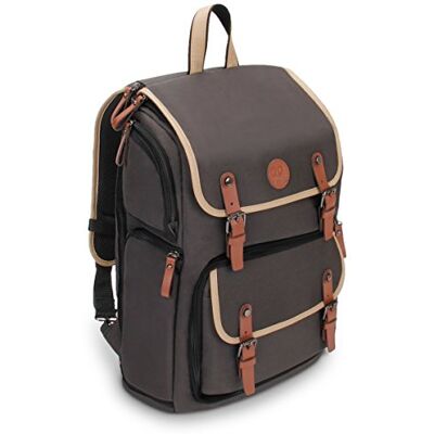 GOgroove Mochila para Cámara Réflex con Soporte del Trípode, Compartimento para Portátil, Almacenamiento para Accesorios y Cubierta Impermeable Incluido para Canon EOS 1300D, Nikon D3300, Pentax GOgroove Mochila para Cámara Réflex con Soporte del Trípode, Compartimento para Portátil, Almacenamiento para Accesorios y Cubierta Impermeable Incluido para Canon EOS 1300D, Nikon D3300, Pentax