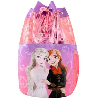 Disney Mochila Frozen De Anna Y Elsa, Mochila Natacion Para Niñas, Tamaño Único Disney Mochila Frozen De Anna Y Elsa, Mochila Natacion Para Niñas, Tamaño Único