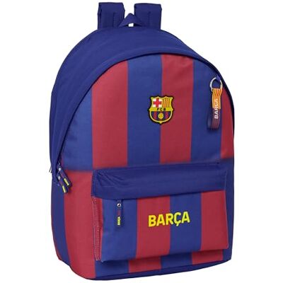 Safta F.C. BARCELONA 1ª EQUIPACIÓN 25/26 Mochila para Portátil 15.6" y USB, Ideal para Jóvenes de Diferentes Edades, Tejido Reciclado, Cómoda y Versátil, Calidad y Resistencia, 31x18x44 cm Safta F.C. BARCELONA 1ª EQUIPACIÓN 25/26 Mochila para Portátil 15.6" y USB, Ideal para Jóvenes de Diferentes Edades, Tejido Reciclado, Cómoda y Versátil, Calidad y Resistencia, 31x18x44 cm