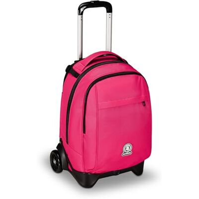 Invicta Mochila con ruedas New Tech 3 en 1 con carro desmontable, mochila con múltiples bolsillos, ruedas para la escuela, viajes y ocio, color rosa Invicta Mochila con ruedas New Tech 3 en 1 con carro desmontable, mochila con múltiples bolsillos, ruedas para la escuela, viajes y ocio, color rosa